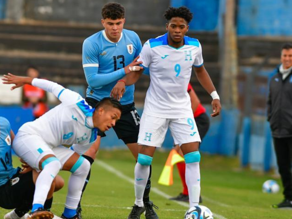La Sub-20 de Honduras cae en amistoso ante Uruguay a diez días del inicio del Mundial de Argentina