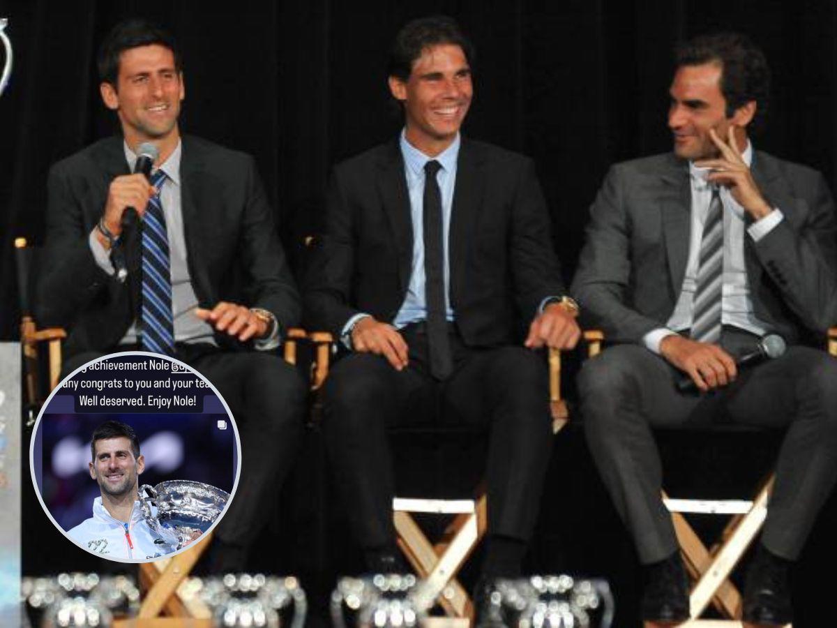 Rafael Nadal y Roger Federer elogiaron a Djokovic tras ganar su Grand Slam número 22 en el Abierto de Australia