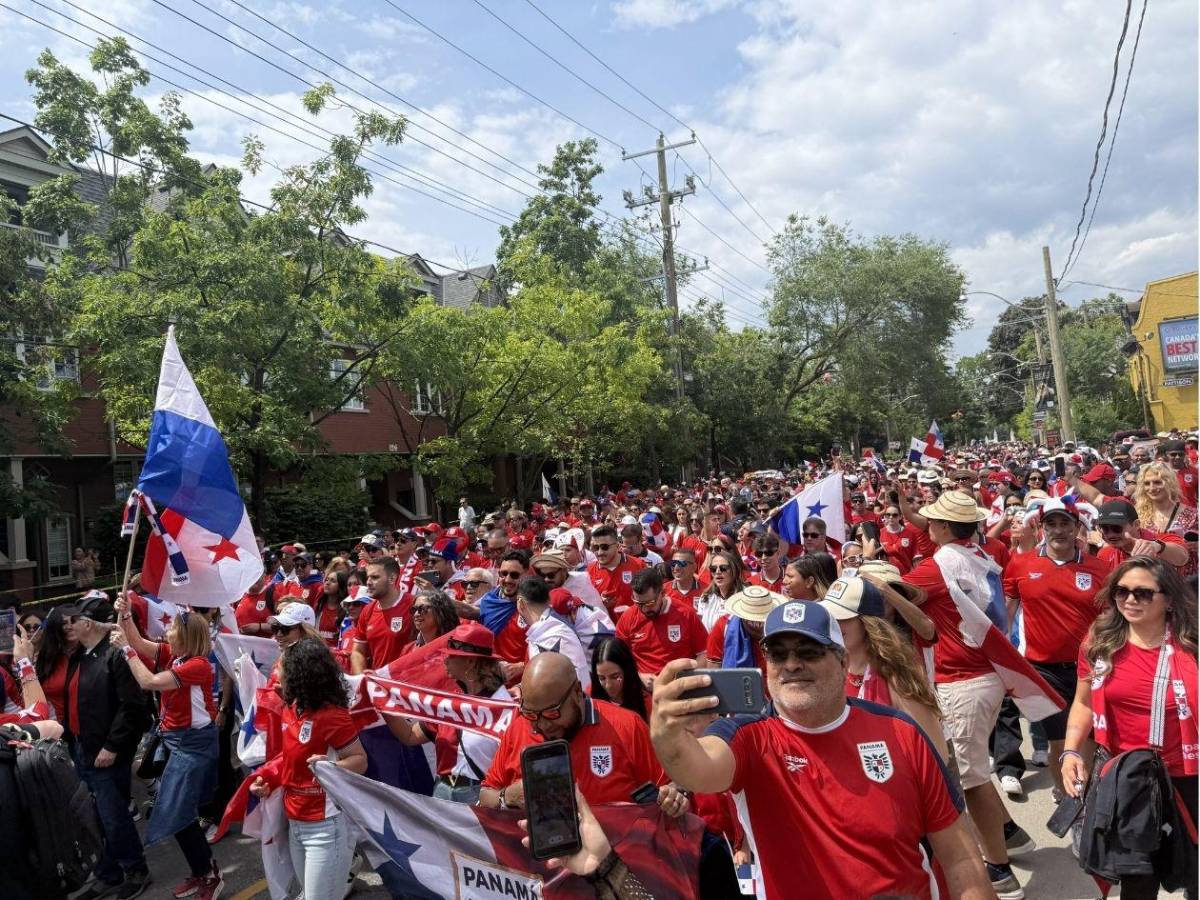 ¡Locura por Panamá! Así fue el ambientazo previo al debut mundialista