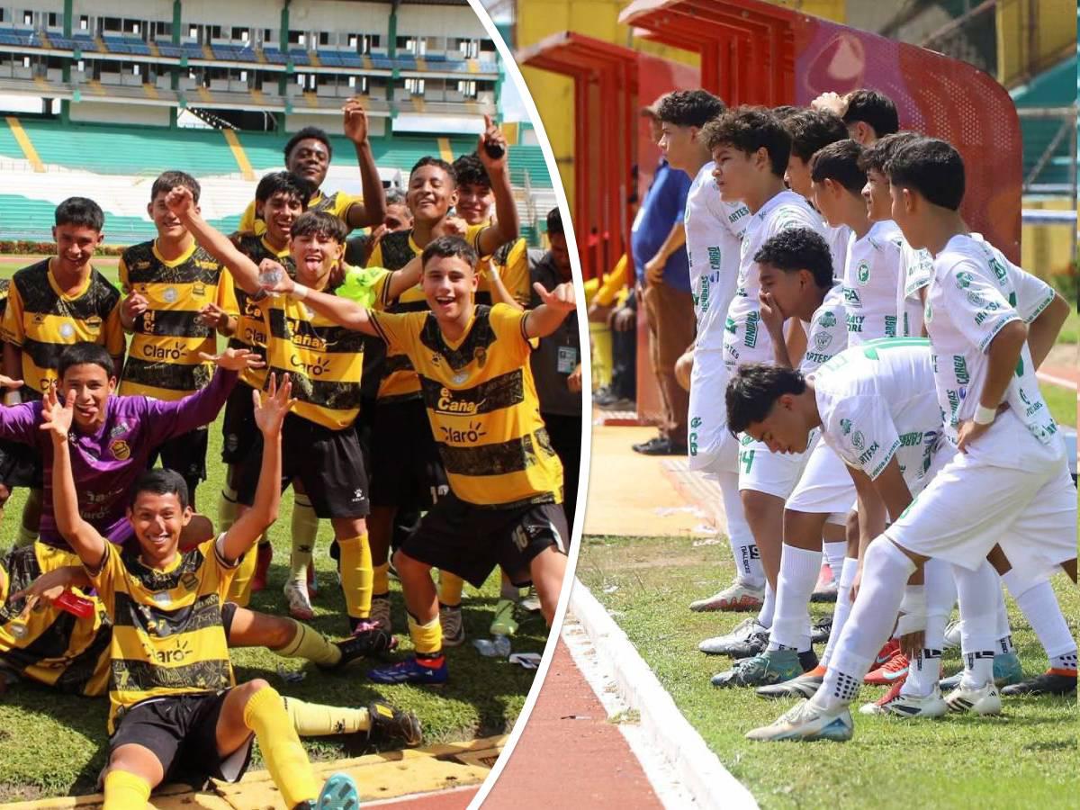 Real España y Platense Junior se reparten las coronas en las finales U-15 y U-17 de las ligas menores de San Pedro Sula