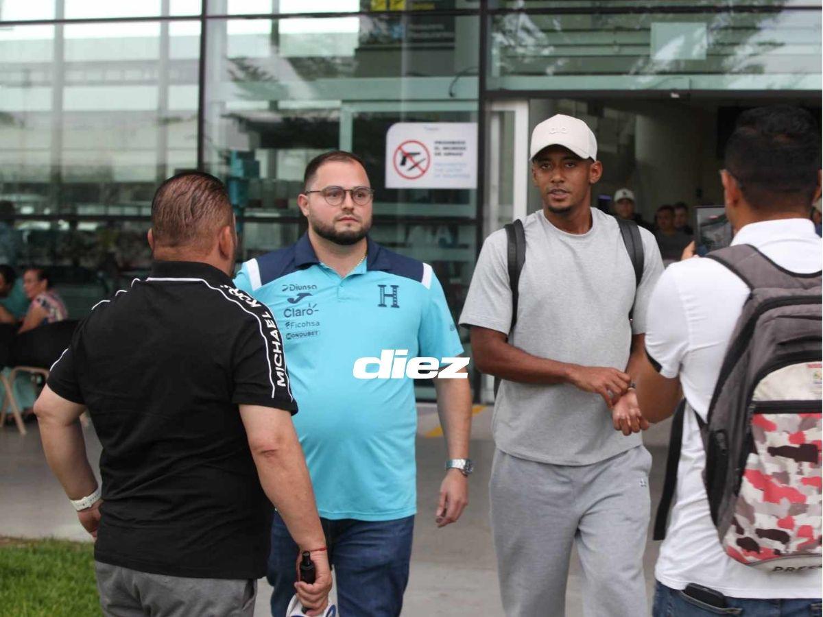 Choco Lozano causa furor en su regreso a Honduras: Así fue la llegada del atacante del Santos para las Eliminatoria Mundialista