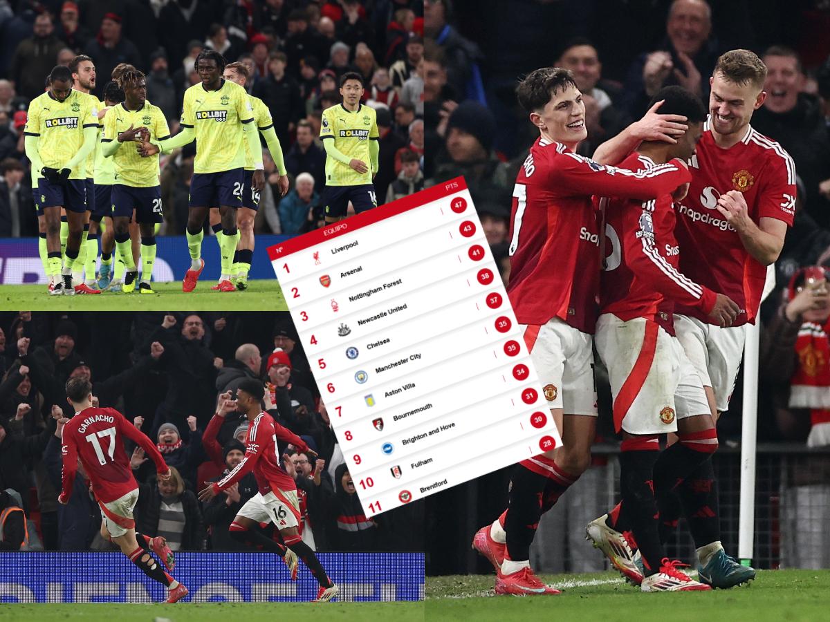 Diallo evita bochornosa derrota de Manchester United ante el colista: así queda la tabla de posiciones de la Premier League