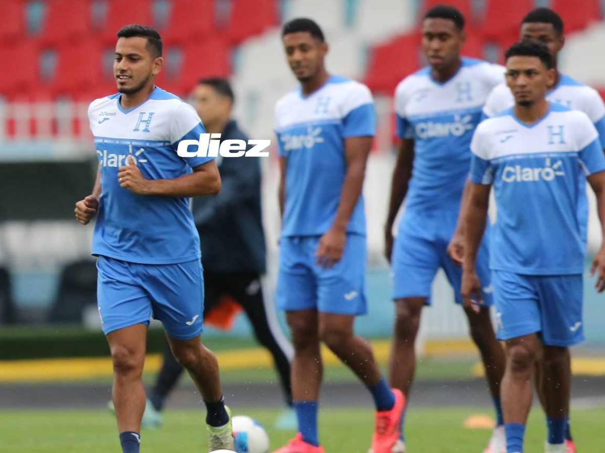 ¡Visitas sorpresa! Legionario se bajó del avión directo al entreno de la Selección de Honduras y un lesionado dijo adiós a la concentración