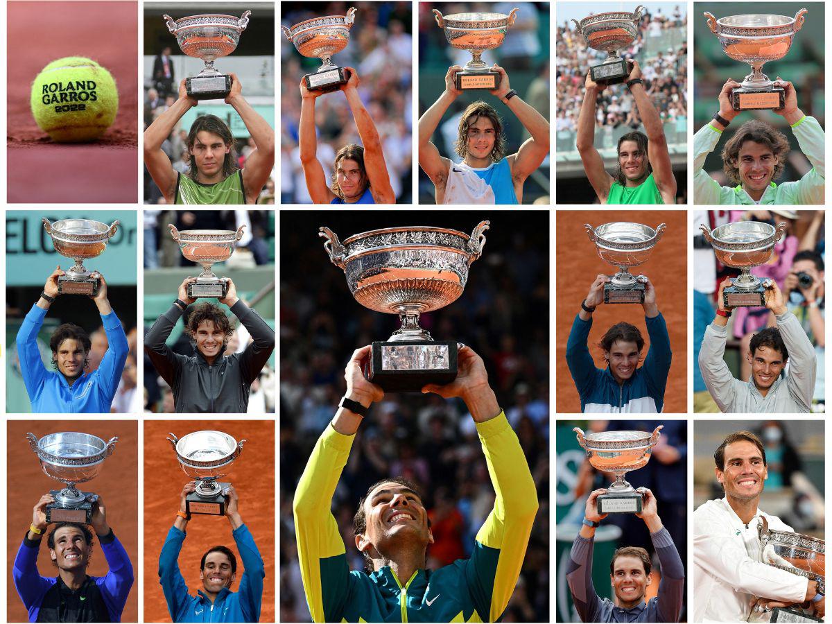 Rafael Nadal ha conquistado 22 Gran Slam a los largo de su carrera.