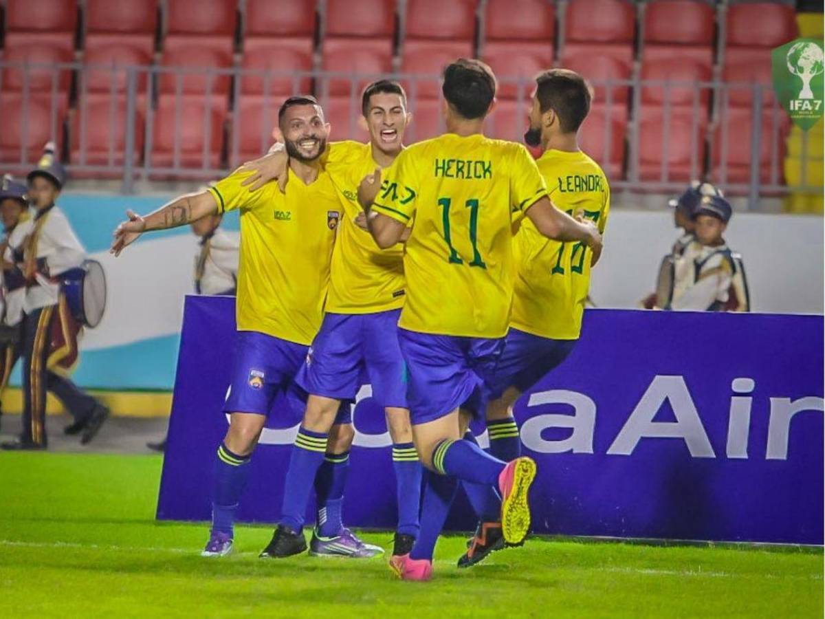 Honduras receta goleada: ¡Fiesta en el inicio del torneo internacional IFA 7!