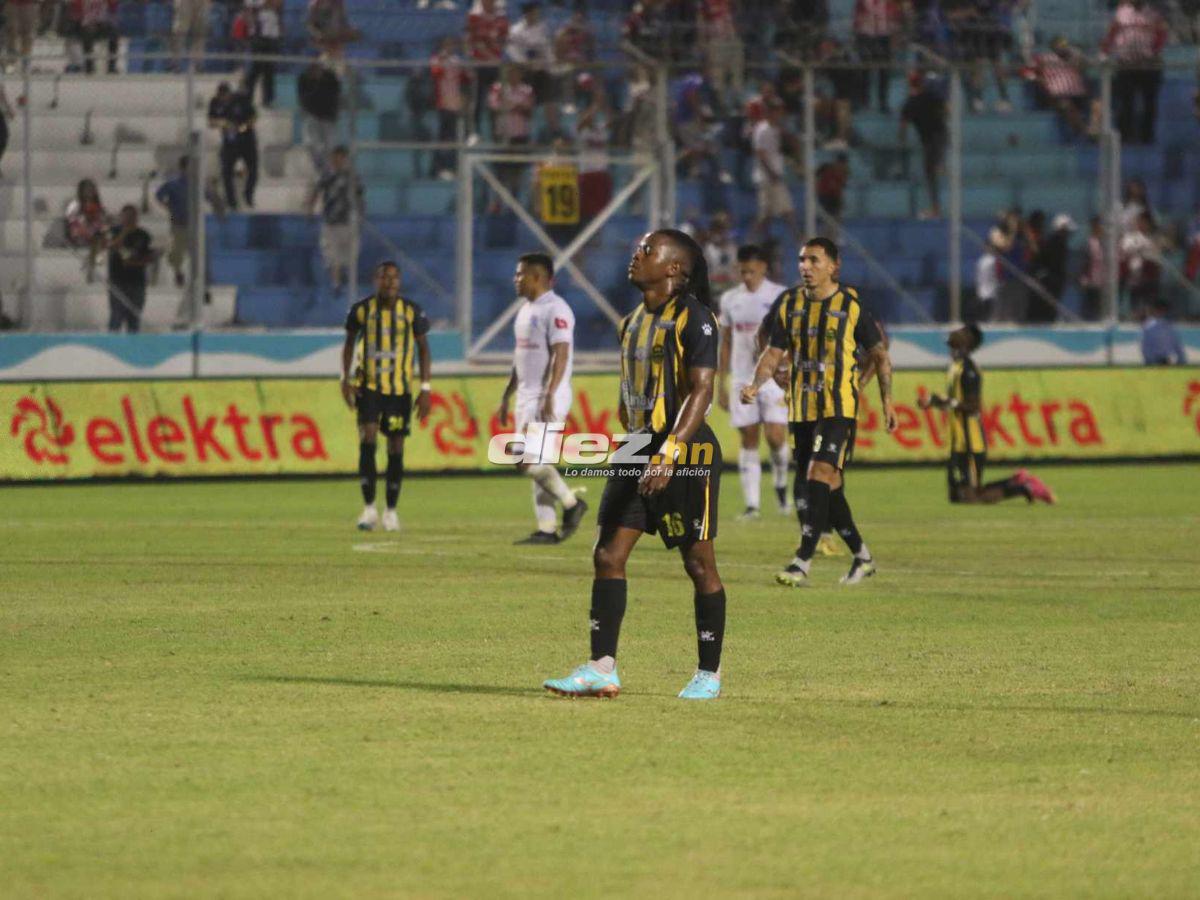 La paliza de Olimpia, rostros tristes en Real España, la bronca de “Palomo” Rodríguez y el homenaje especial a Yustin Arboleda