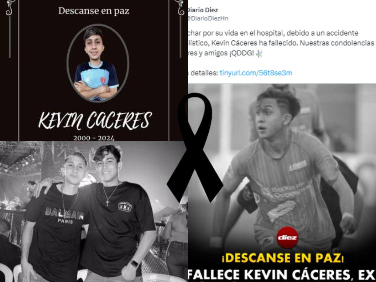¿Quién era Kevin Cáceres? Luto y consternación tras muerte del futbolista hondureño sufrió aparatoso accidente