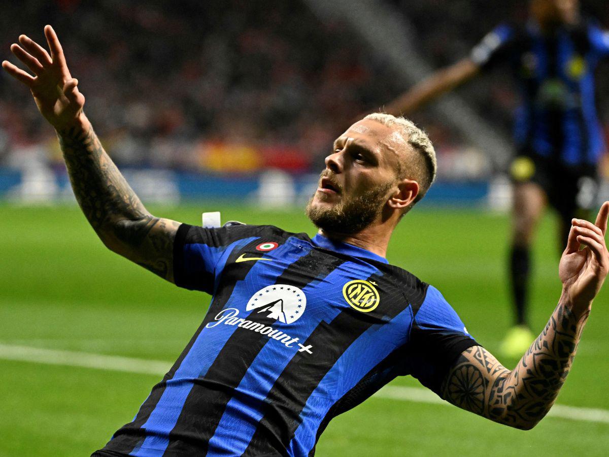 No se vio en TV: A Savic le tocaron la parte íntima, el show de Oblak y la euforia del Atlético de Madrid ante Inter de Milán