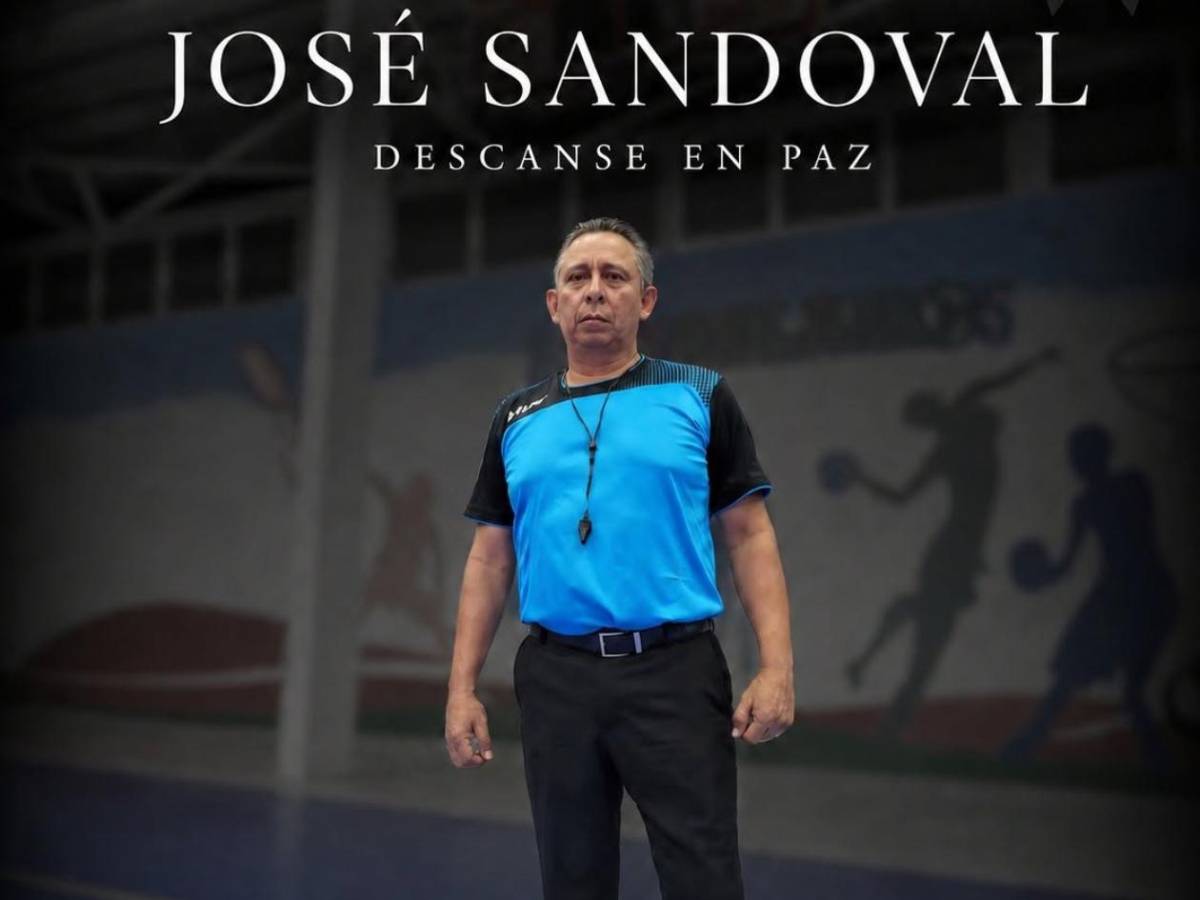 Fallece José Sandoval, exárbitro de la Liga Nacional: revelan la causa de su muerte
