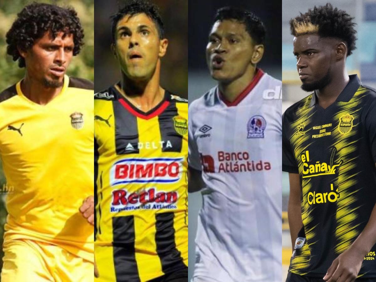 Maylor Núñez, Ever Alvarado Patón Mejía y otros futbolistas que vistieron la camisa de Olimpia y Real España