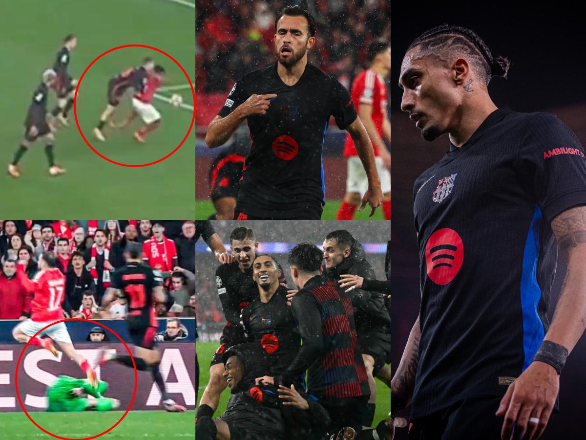 El penal “no pitado” al Benfica en la remontada del Barcelona, pésima noche de Szczesny y el héroe en Champions League