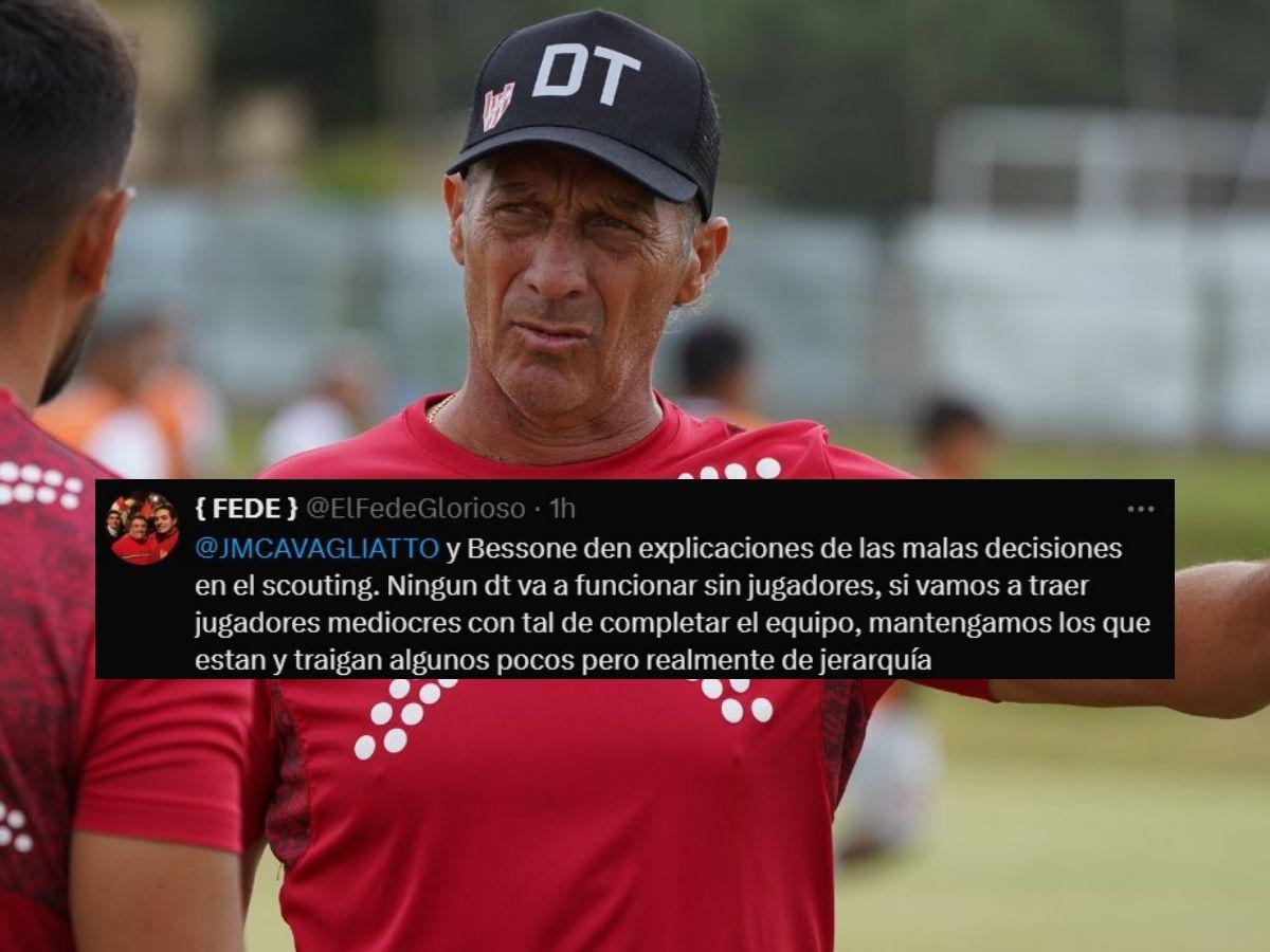 Señalan al presunto culpable de la salida de Troglio y la afición de Instituto sale en defensa del extécnico de Olimpia