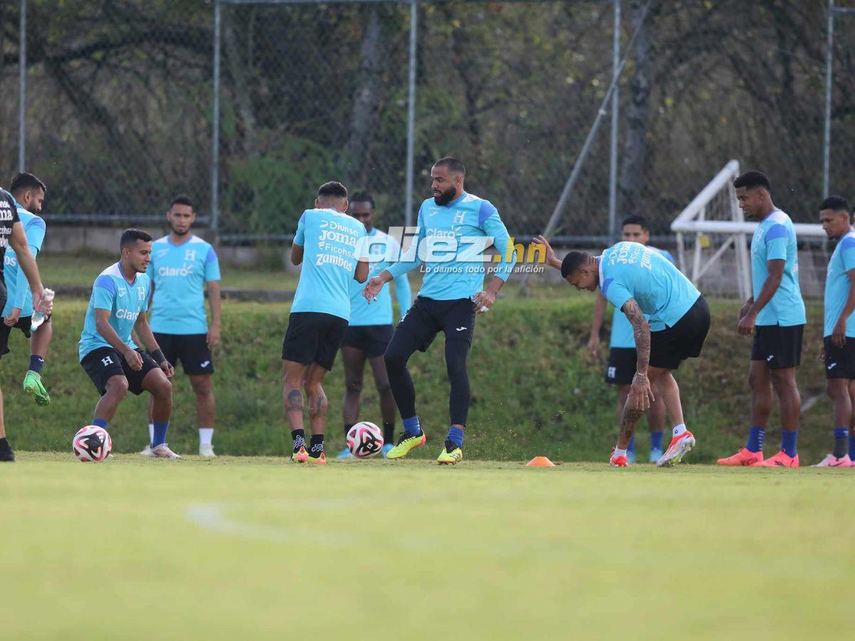 Luis Palma lució su talento y hubo cumpleaños en el CAR en último entreno de Honduras antes de la batalla ante Cuba