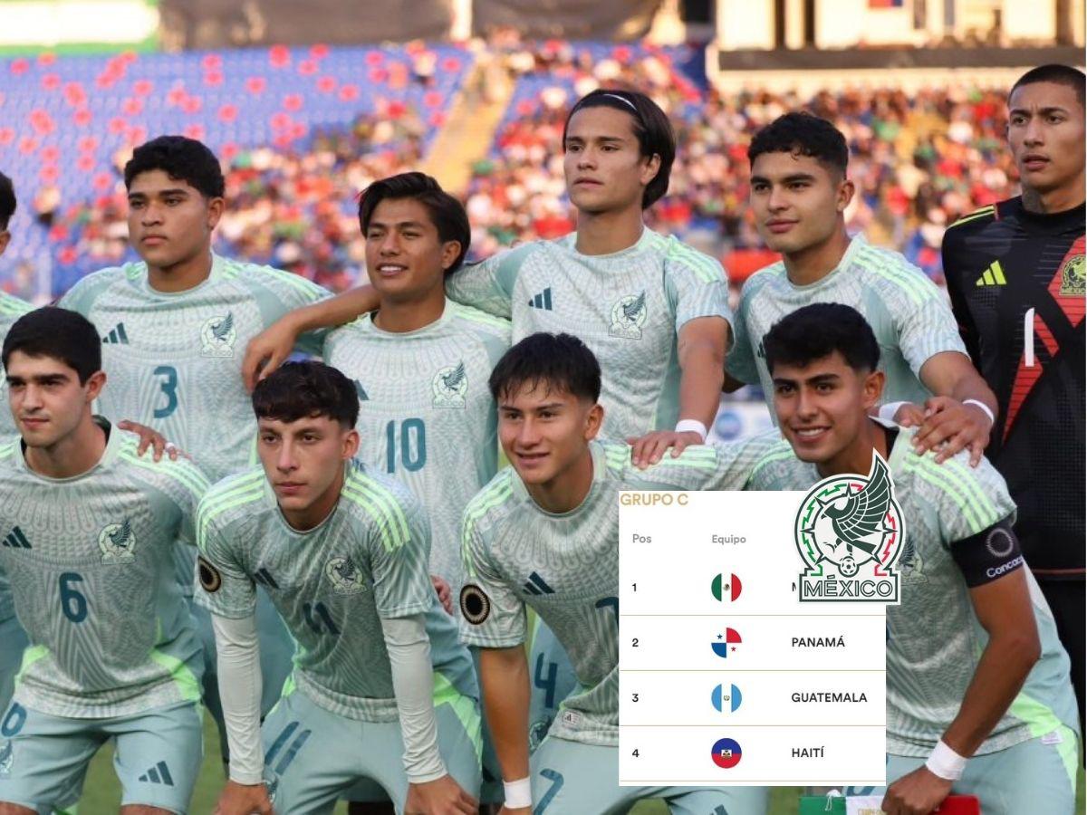México debuta con goleada en el Premundial Sub-20 de Concacaf: así quedó la tabla del grupo C, ¡Panamá también pegó!