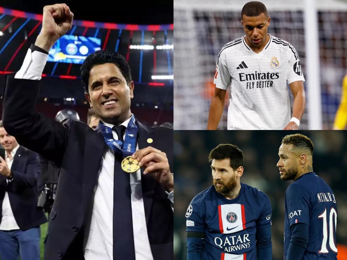 Presidente del PSG se acuerda de Messi y Neymar tras ganar la Champions; le deja mensaje a Mbappé: Él eligió otro camino