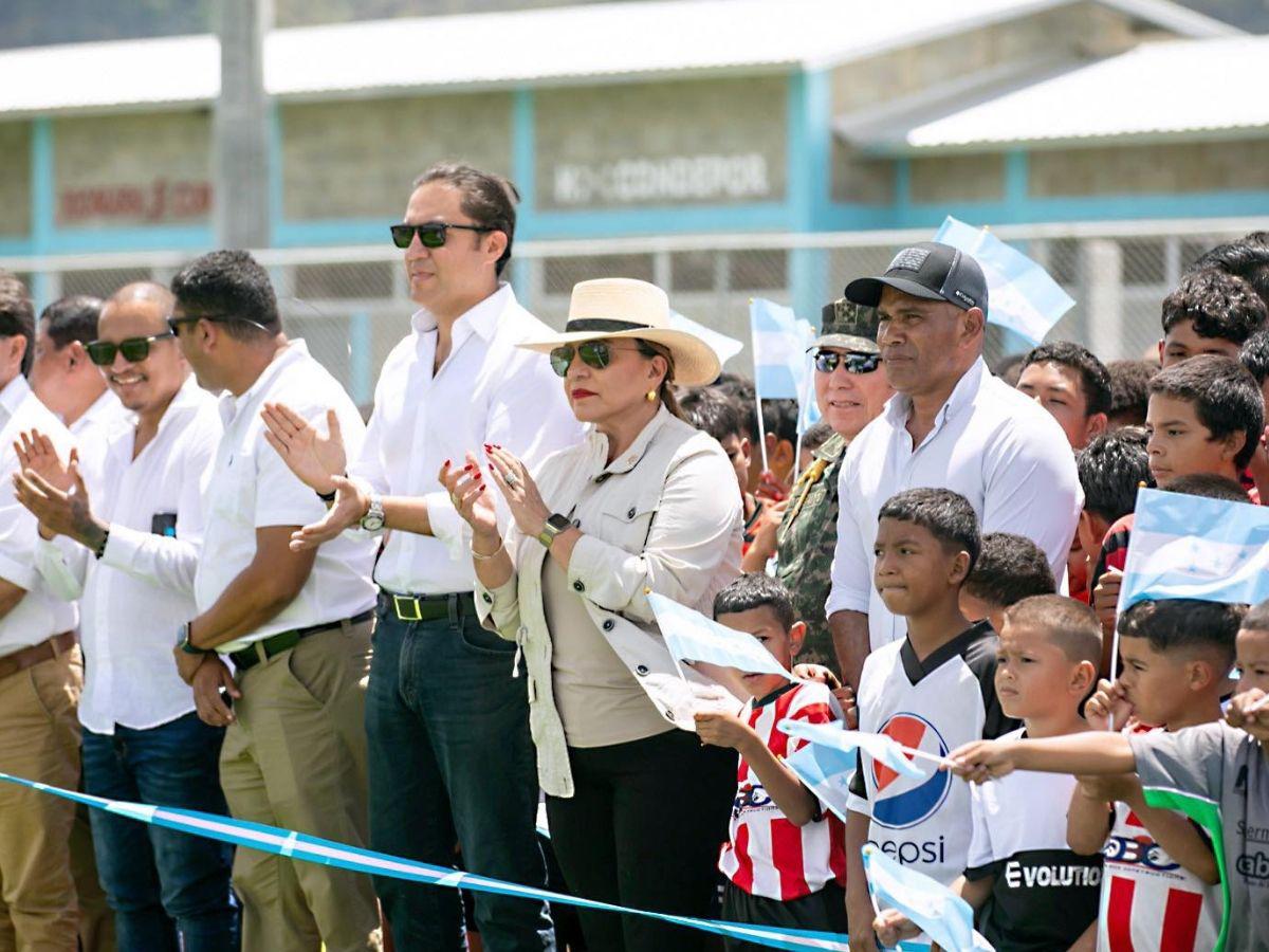Las imágenes del nuevo mini-estadio en Yoro tras inauguración de CONDEPOR