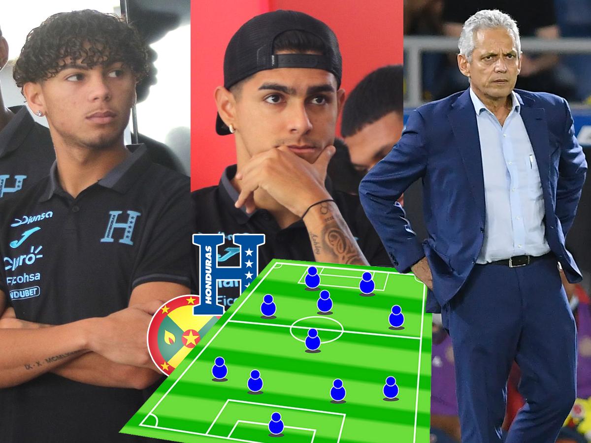 Cuatro cambios: ¡La alineación que Rueda perfecciona para el Honduras vs Granada por la Nations League!