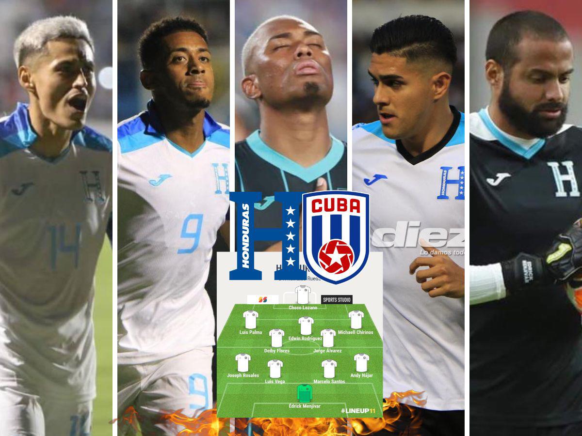 ¡Regresa Luis Palma! El 11 que se perfila en la Selección de Honduras para su debut ante Cuba en la Eliminatoria