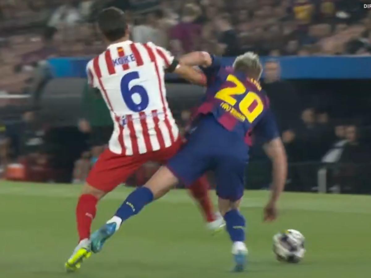 El doble error contra Barcelona en Champions League, el culpable de la derrota y humillación del Atlético