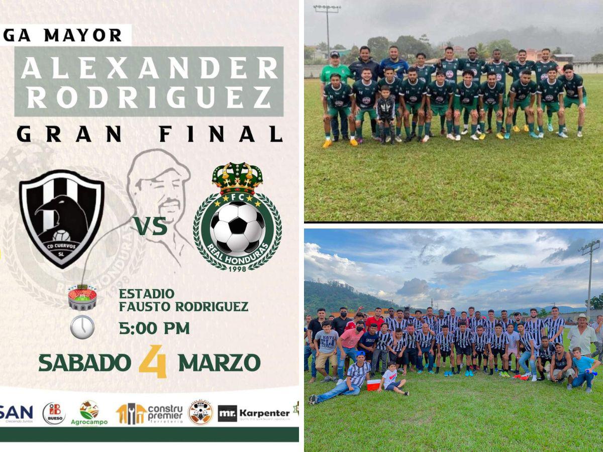 Real Honduras y Club Deportivo Cuervos jugarán la Gran Final de Liga Mayor Alexander Rodríguez de Santa Bárbara