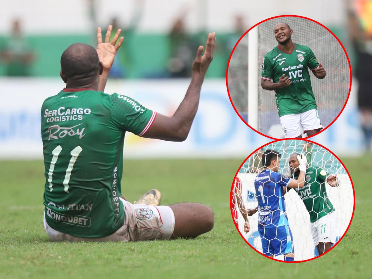 Anangonó y su pesadilla en Marathón: Sin gol, de titular a suplente y divorciado con la afición