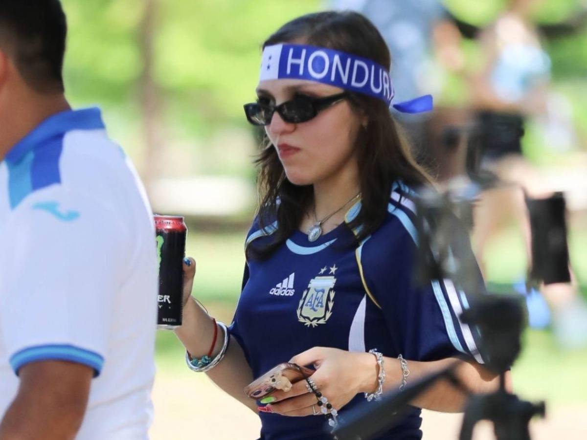 ¿Quién era la hondureña de jean azul? Argentinas y catrachas roban miradas