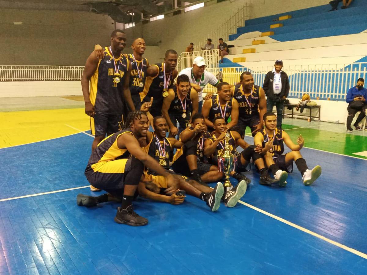 Bip de Roatán se corona campeón del Torneo Centroamericano de baloncesto realizado en San Pedro Sula