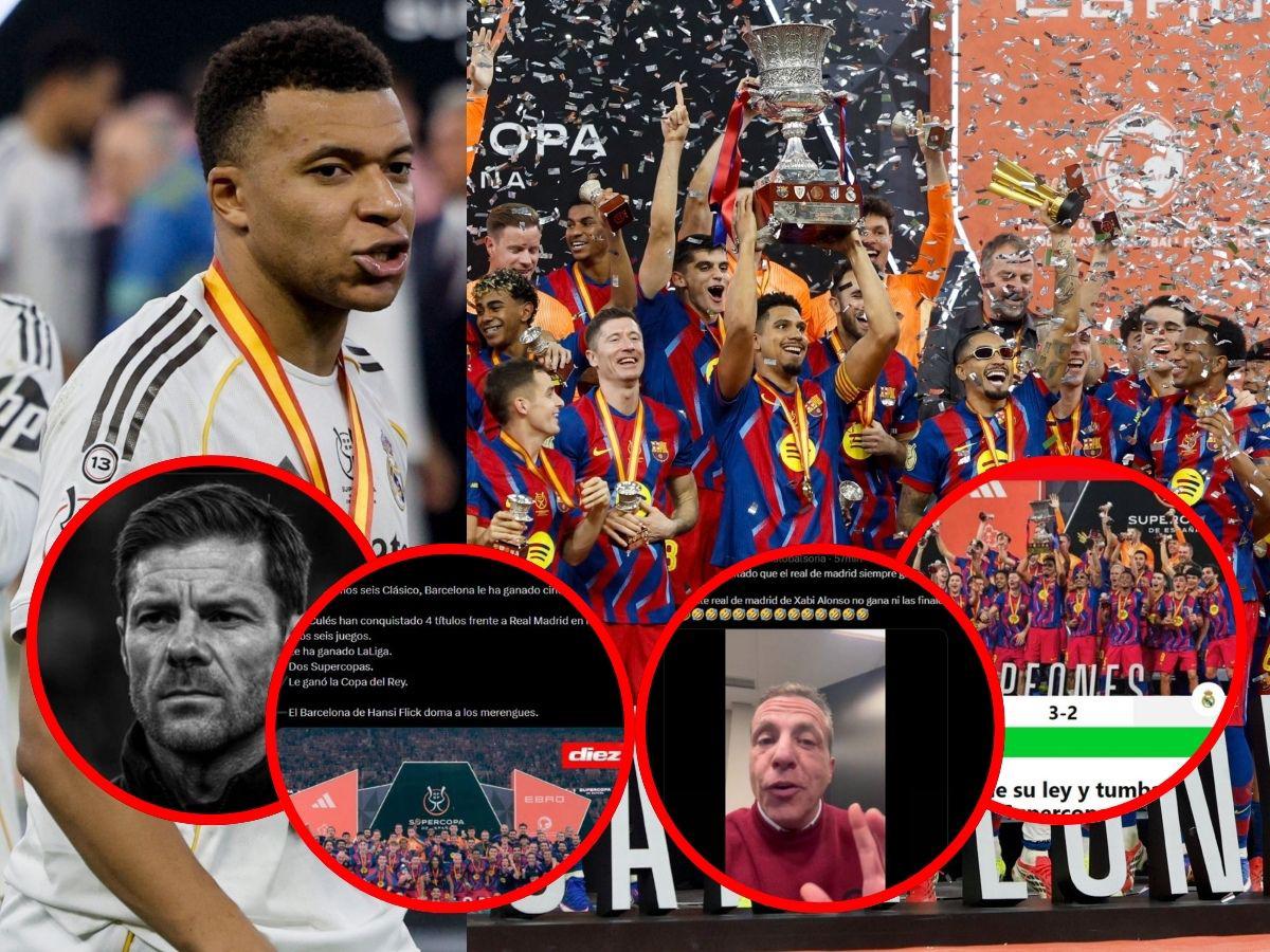 Papá es papá, Mbappé es mal perdedor: reacción de la prensa luego de que Barcelona le gane a Real Madrid la Supercopa