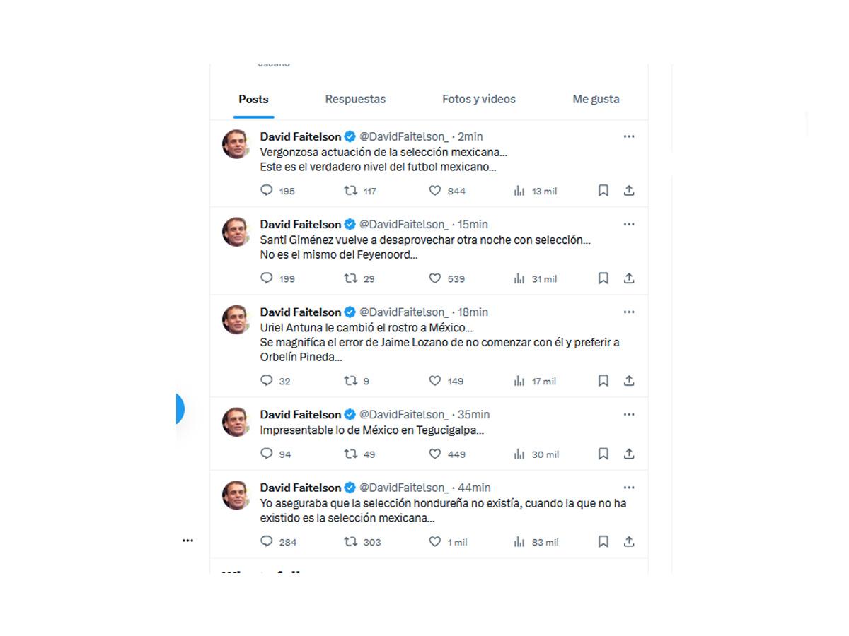 Dardo a Faitelson y lo que la prensa hondureña e internacional dice sobre Honduras: “La que no existió fue México”