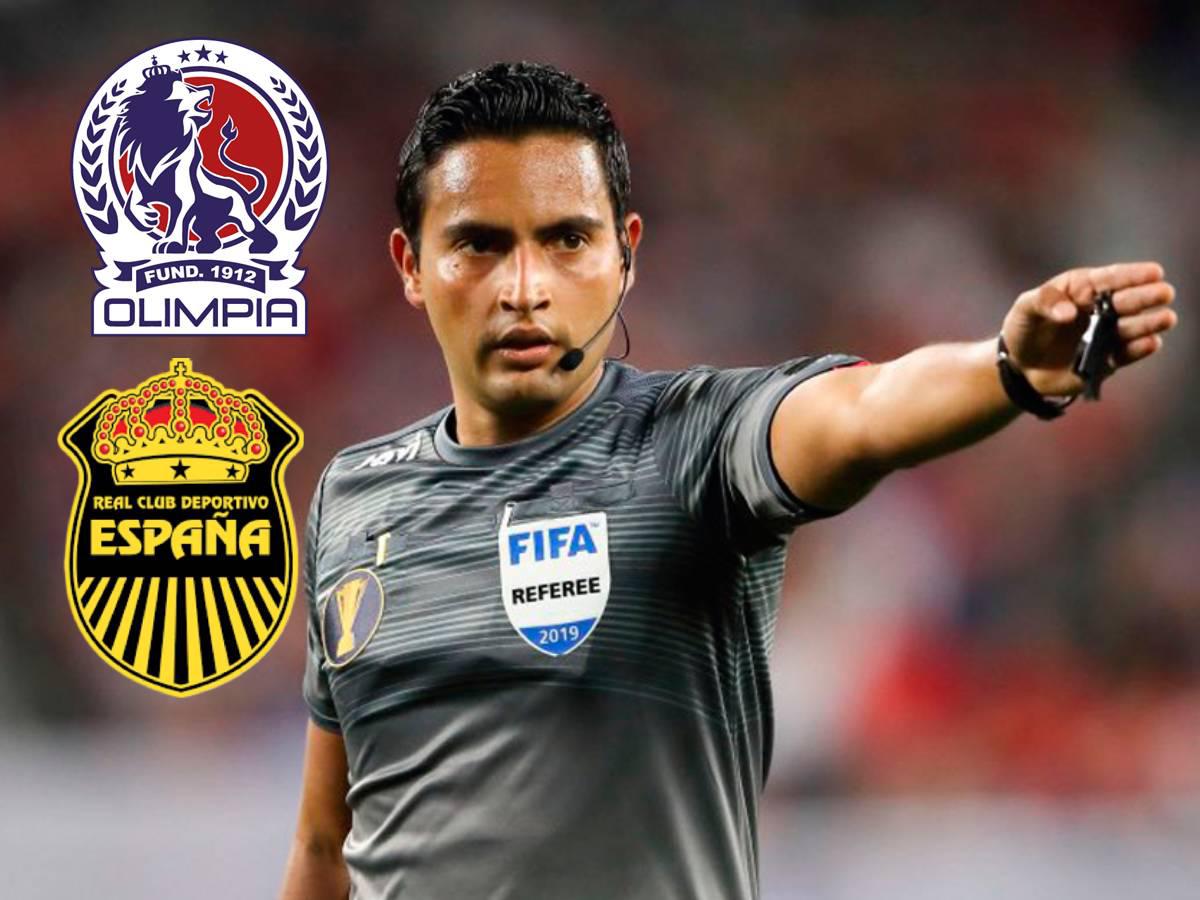 ¿Saíd Martínez a la gran final? Comisión de Arbitraje nombra a los encargados de impartir justicia para el juego Olimpia vs Real España