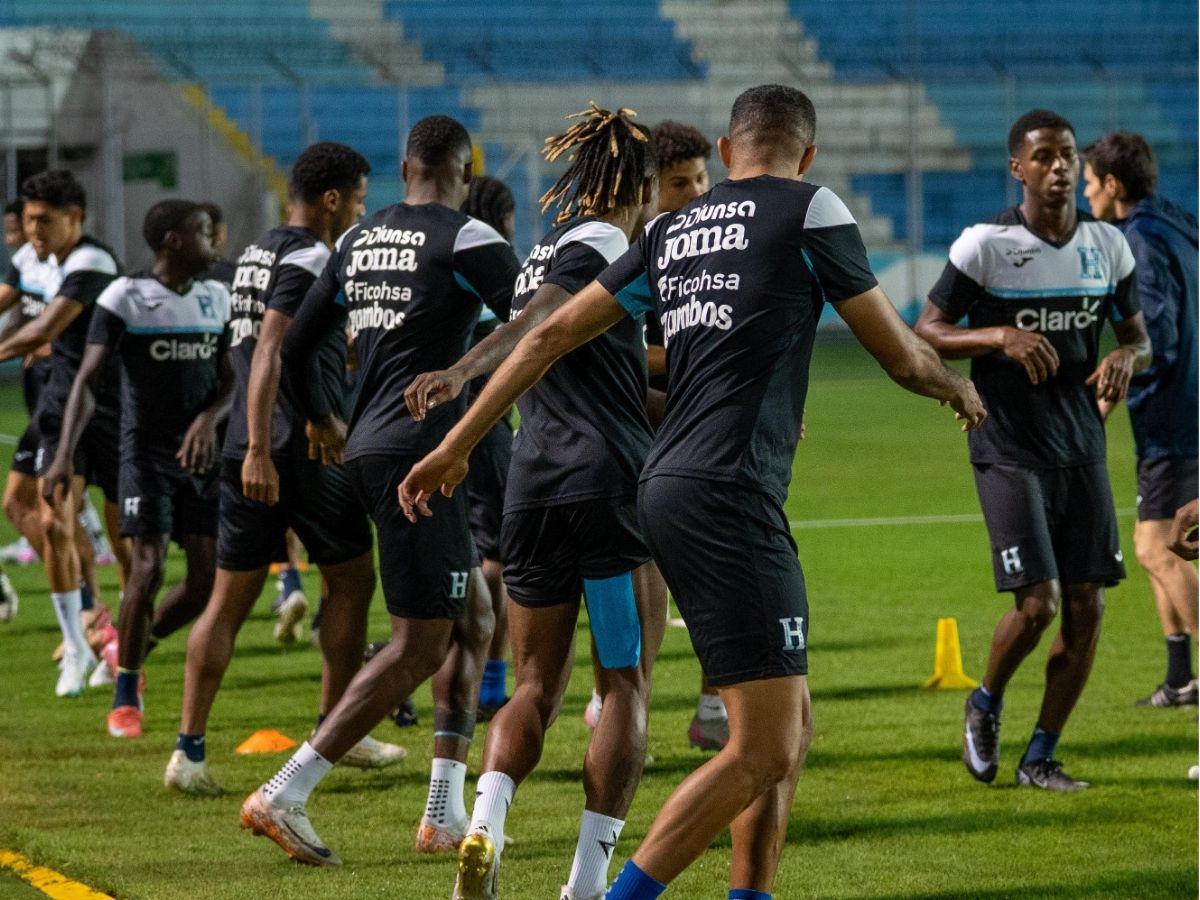 Misión: vencer a Nicaragua, ¡Honduras realizó su segundo entrenamiento en el búnker del Estadio Nacional Chelato Uclés!