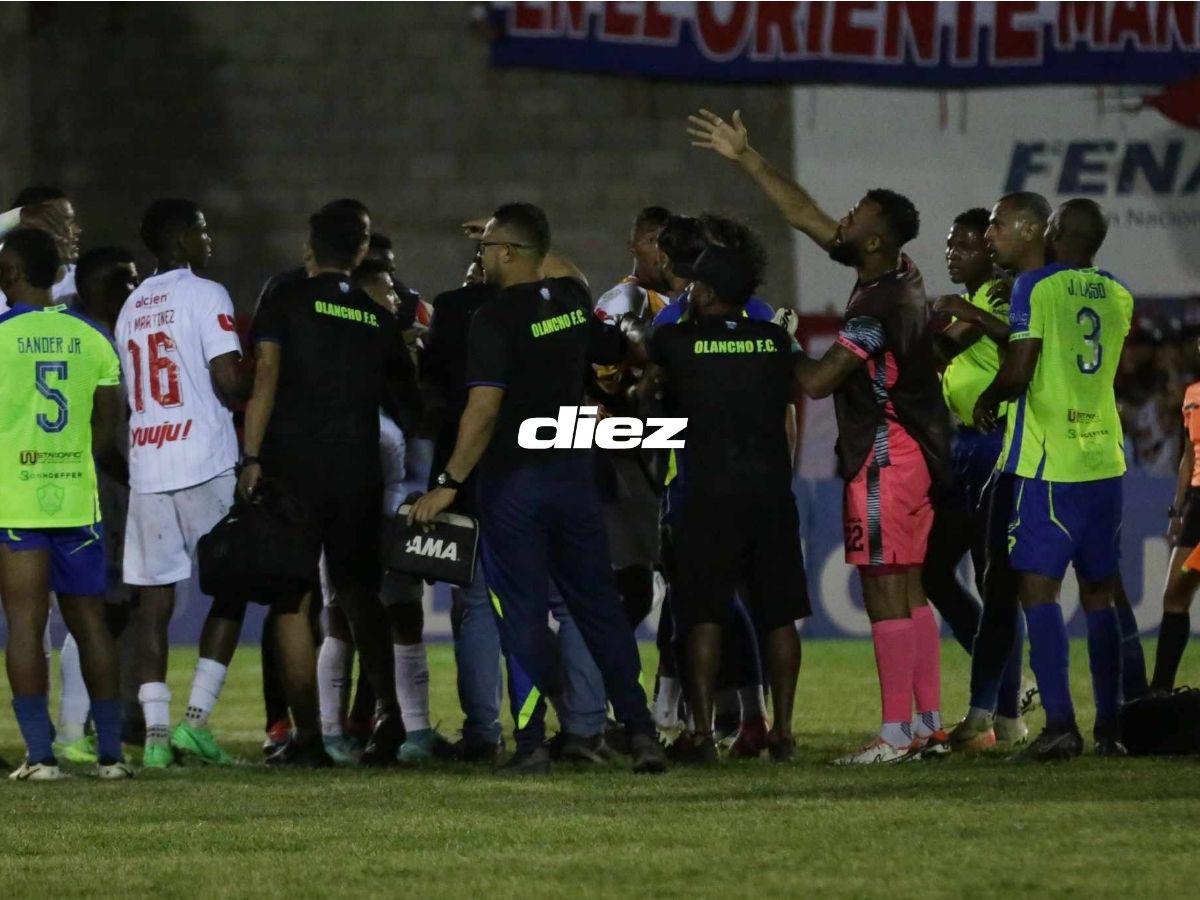 No se vio en TV: Bronca en Olimpia tras batacazo, zafarrancho en Danlí y el llenazo espectacular en el Marcelo Tinoco