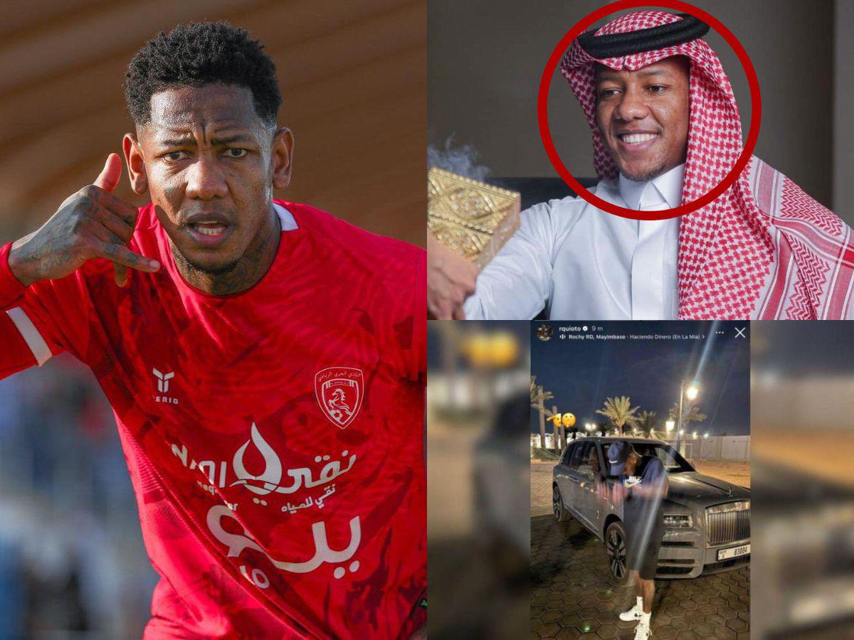 ¿Entre lujos? Así es la vida del delantero hondureño Romell Quioto en Arabia Saudita