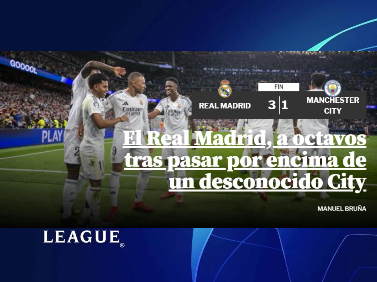 “Mbappé destroza al City”, “El terror de Europa”: Esto dicen los medios de la clasificación de Real Madrid en Champions
