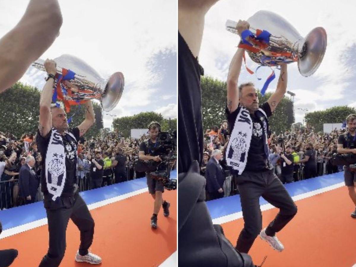Luis Enrique se desata: la locura en París por el título del PSG en Champions