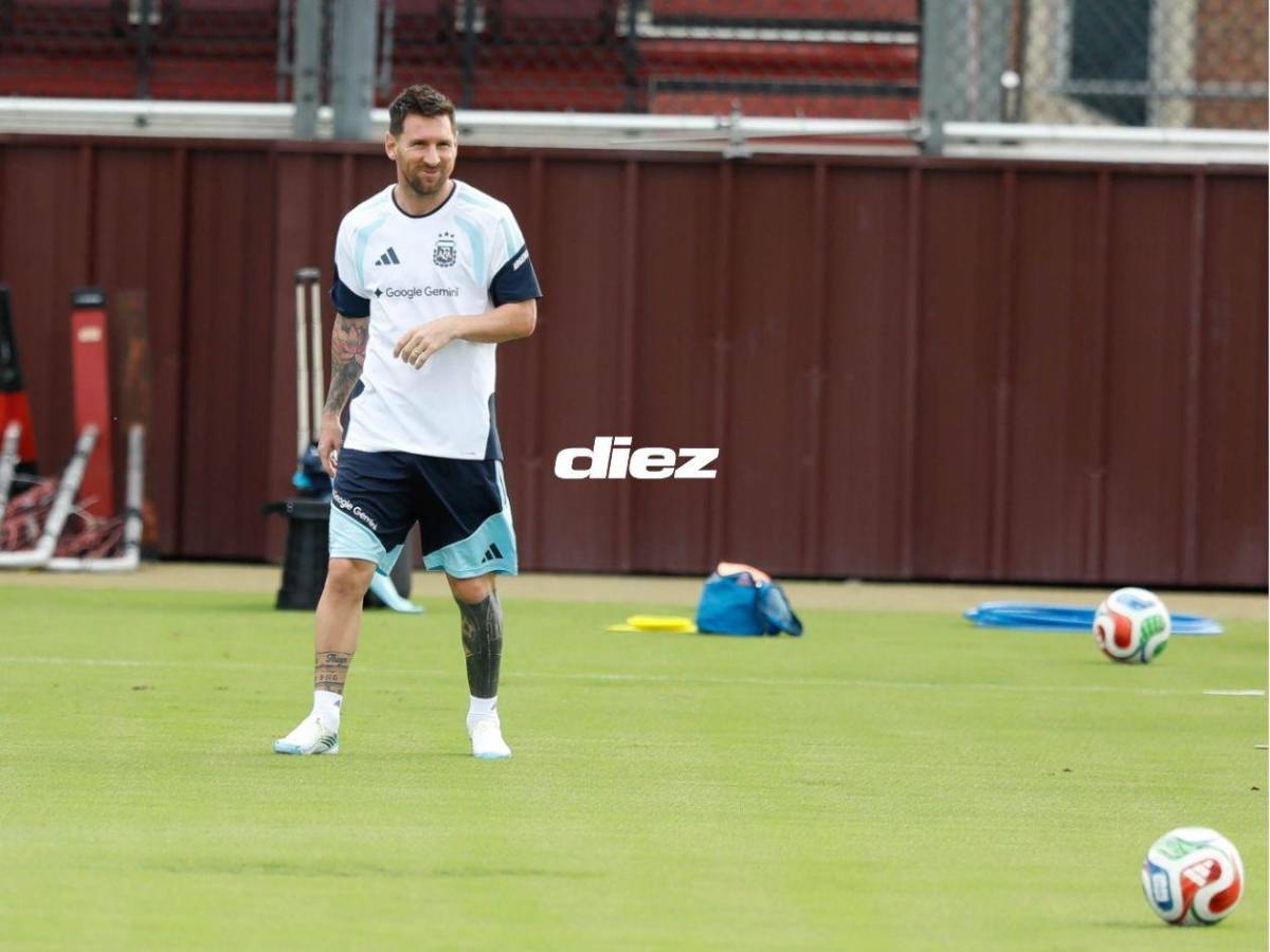 ¡Con Messi a la cabeza! Así fue el último entreno de la Selección Argentina