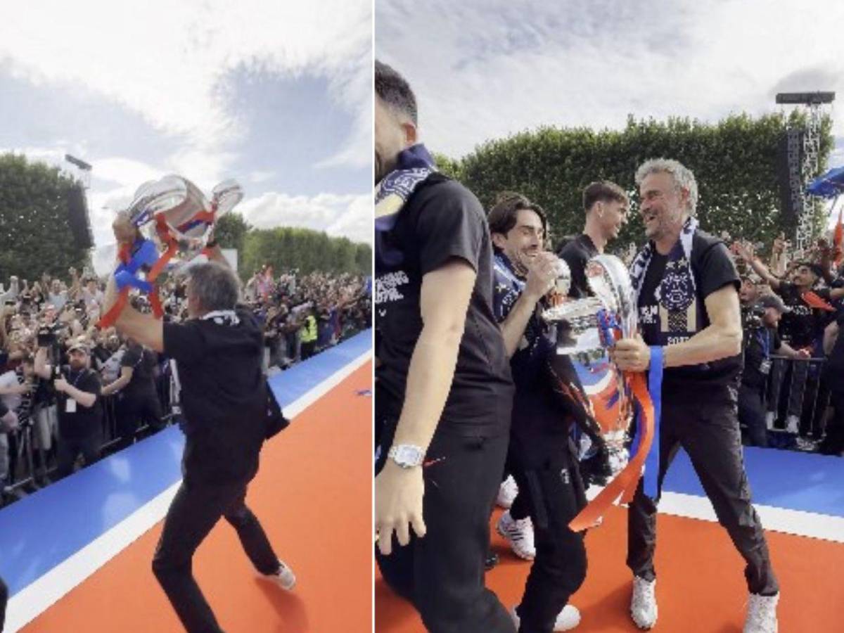 Luis Enrique se desata: la locura en París por el título del PSG en Champions