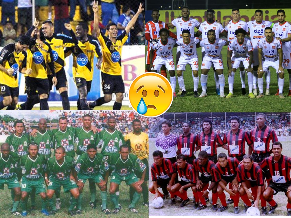 El Club Vida deja de existir en el fútbol hondureño: ¡Otros 15 grandes equipos que se esfumaron en Honduras!
