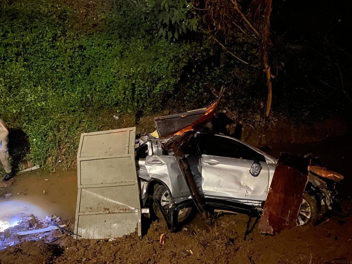 Sensibles imágenes del accidente donde falleció Demetri Gordon, futbolista del Olimpia