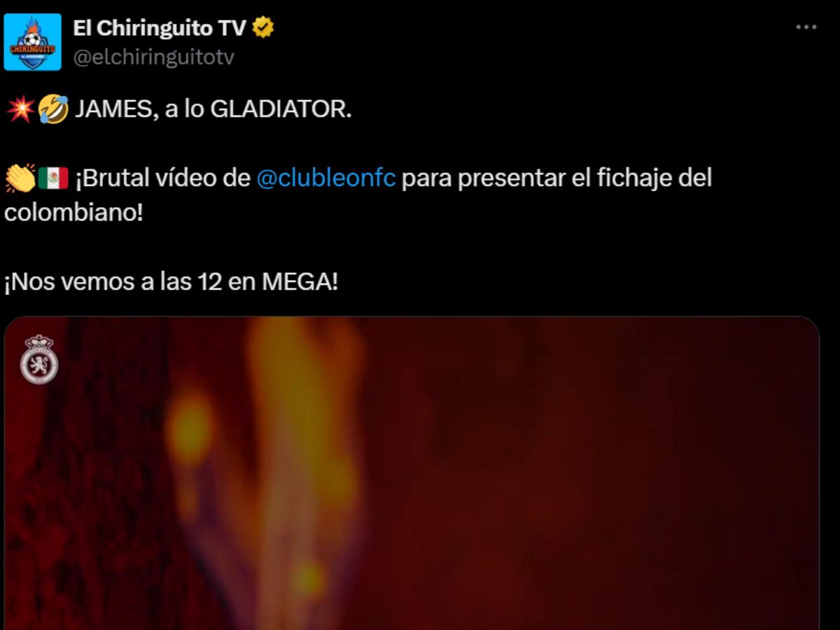 “Una leyenda del fútbol mundial”, “Cine”: así reaccionó la prensa mexicana al fichaje de James Rodríguez por Club León