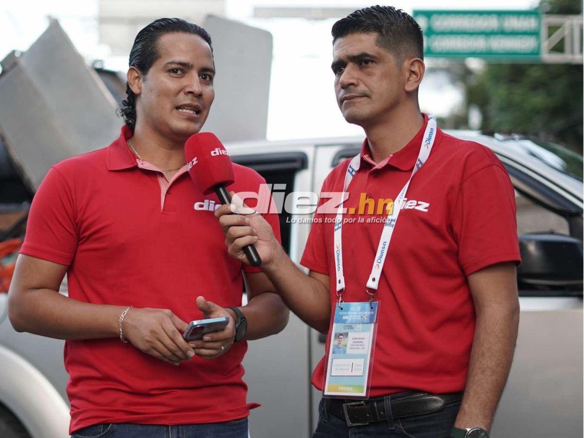 Ambientazo en el Nacional: Famosos, señor cautiva con curioso gorro y chicas enamoran en el Honduras-Jamaica