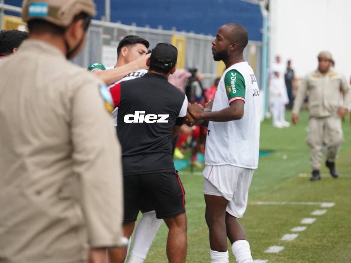 No se vio: Bronca de los jugadores y directivos de Marathón con la afición tras el amargo empate ante Real Sociedad