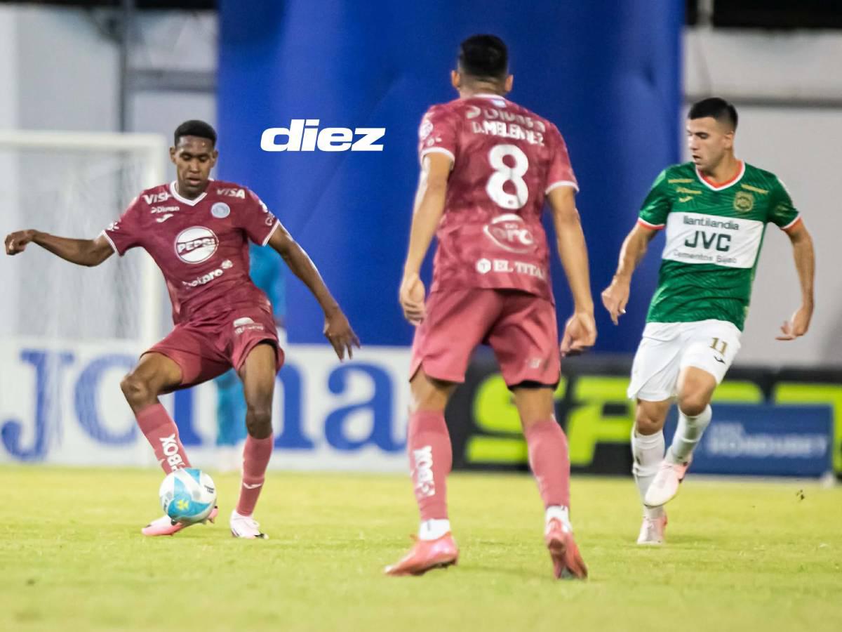 Nicolás Messiniti no tuvo su mejor partido, no estuvo fino.
