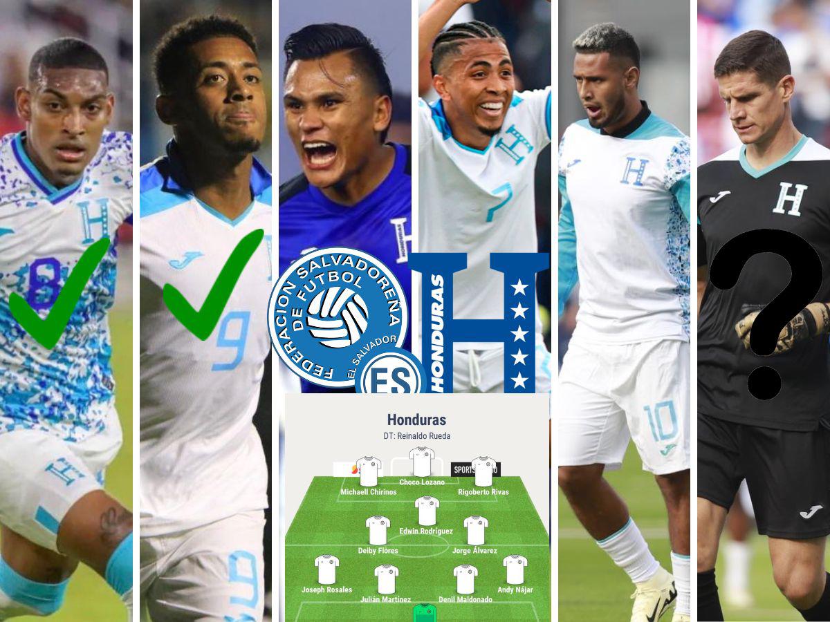 ¡Con variantes de peso! Así sería el 11 de Honduras que usaría Reinaldo Rueda ante El Salvador en amistoso en Houston