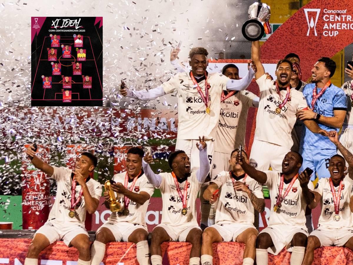 ¿Hondureños presentes? Concacaf reveló el 11 ideal de la Copa Centroamericana 2025