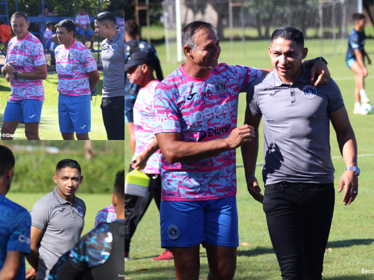 Emilio Izaguirre ya suda la camiseta como nuevo director deportivo del Motagua: Así lo recibieron en el Nido