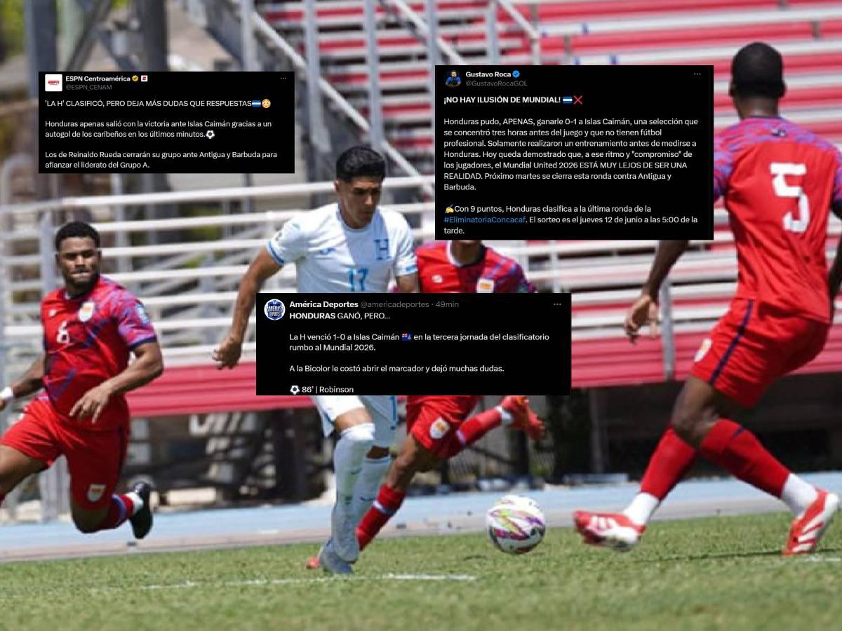 MisterChip, prensa nacional y extranjera cuestionan a Honduras tras vencer a Islas Caimán: el Mundial está lejos