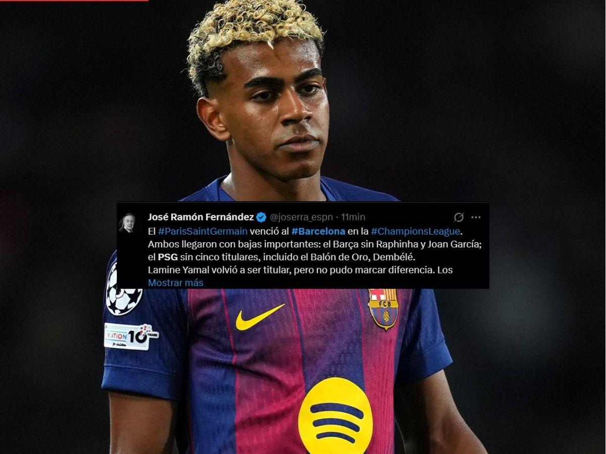 Sin Dembélé, sin Doué: La prensa señala los culpables de la nueva caída del Barcelona ante PSG en Champions League