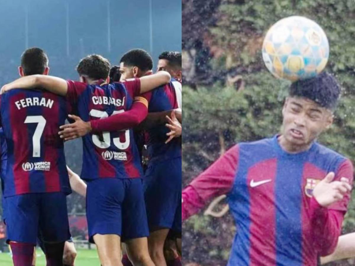 Barcelona tiene en sus filas a un futbolista que puede jugar para la Selección de Honduras