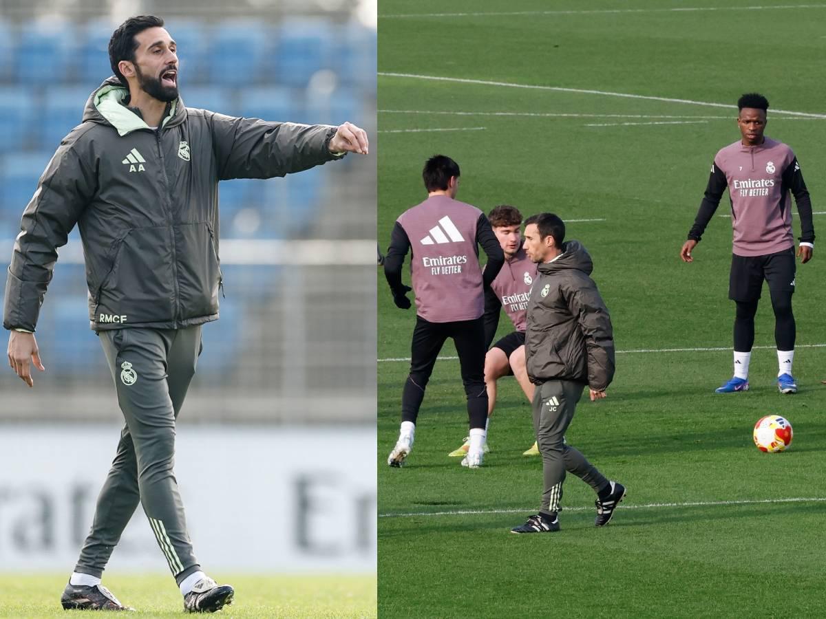 Arbeloa prepara al Real Madrid y su debut será en Copa del Rey: la lista de jugadores ausentes en su primer entrenamiento